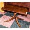 Image 1 : CLAW FOOT TABLE 17.5" X 17" X 26.5" APPROX