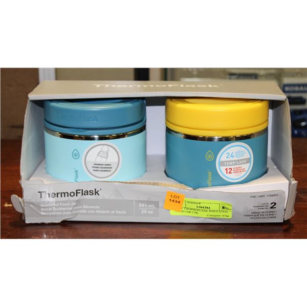 NEW THERMOFLASK INSULATED FOOD JAR 2 PK