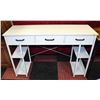 Image 1 : NEWLY BUILT AMAZON BASICS MODERN WHITE OFFICE DESK