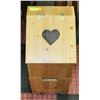 Image 1 : POTATO BIN WITH HEART LID H-23"