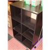Image 1 : BLACK BOOKSHELF 6 SHELVES 35" X 12" X 23 1/2"