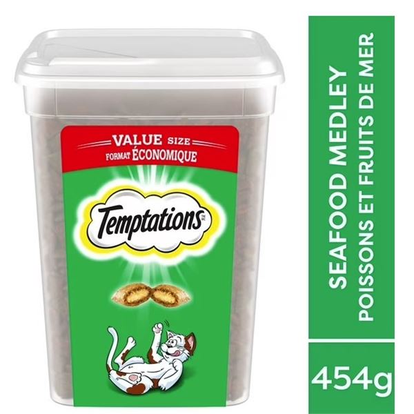 454G CONTAINER OF TEMPTATIONS SEAFOOD MEDLEY FLAV.