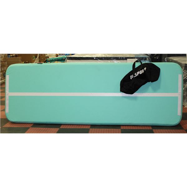 LARGE AKSPORT AIR TUMBLING MAT WITH PUMP