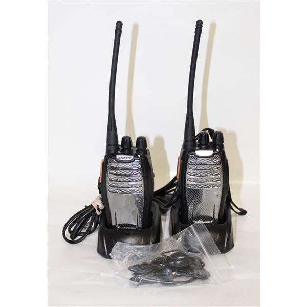 LOT OF 2 BAOFENG HANDHELD RADIO