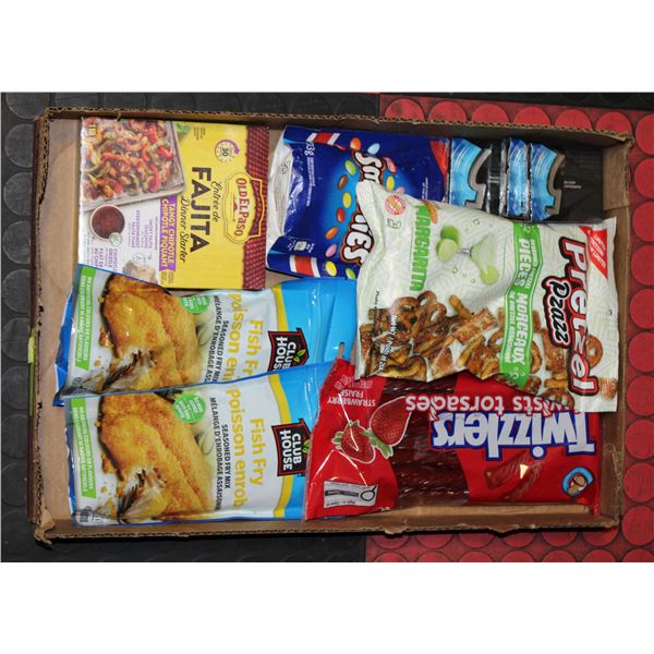 FLAT OF NON-PERISHABLE FOOD PRODUCTS