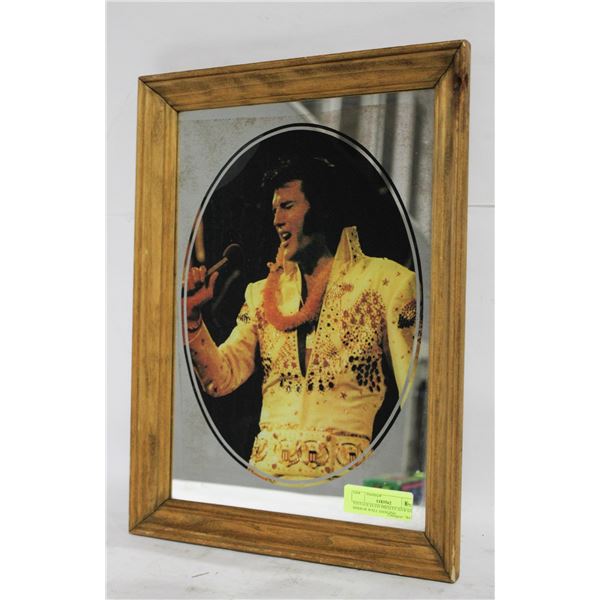 VINTAGE ELVIS PRESLEY HAWAII MIRROR WALL HANGING