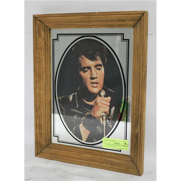 VINTAGE ELVIS PRESLEY MIRRORED WALL HANGING