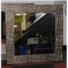 Image 1 : SILVER FRAMED FANCY MIRROR 26" X 26"