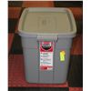Image 1 : NEW RUBBERMAID 68L ROUGHNECK TOTE WLID