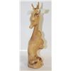 Image 1 : BURLWOOD DEER SCULPTURE