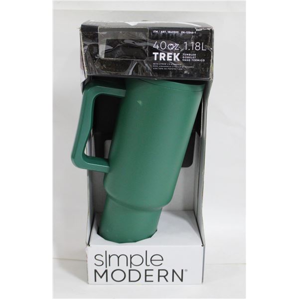 NEW SIMPLE MODERN 40OZ TREK TUMBLER W/ STRAW