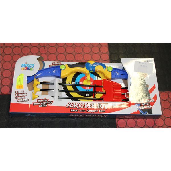 NEW MISCO TOYS ARCHERY BOW & ARROW