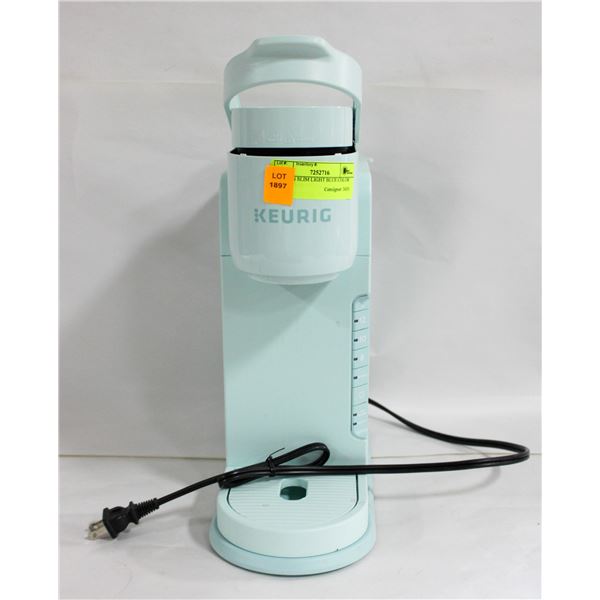 KEURIG SLIM LIGHT BLUE COLOR