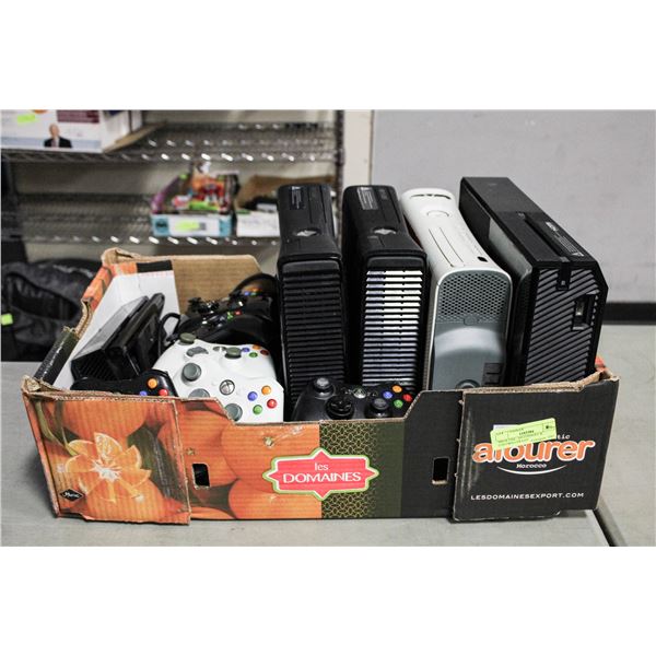 XBOX ONE, 360 CONSOLE & CONTROLLER LOT