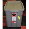 Image 1 : NEW RUBBERMAID 68L ROUGHNECK TOTE WLID