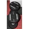 Image 1 : PAIR OF 22.5 POUND HAMMER STRENGTH DUMBELLS