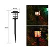 Image 3 : 2 PCS/PK COLORED SOLAR LANDSCAPE OUTDOOR LIGHT