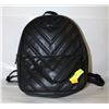 Image 1 : ALDO BLACK FAUX LEATHER BACKPACK