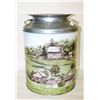 Image 1 : TIN COW THEMED MILK CAN