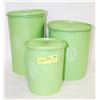 Image 1 : VINTAGE TUPPERWARE CANISTER SET-ESTATE