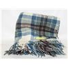 Image 1 : VINTAGE SCOTLAND 100% WOOL TARTAN BLANKET-ESTATE