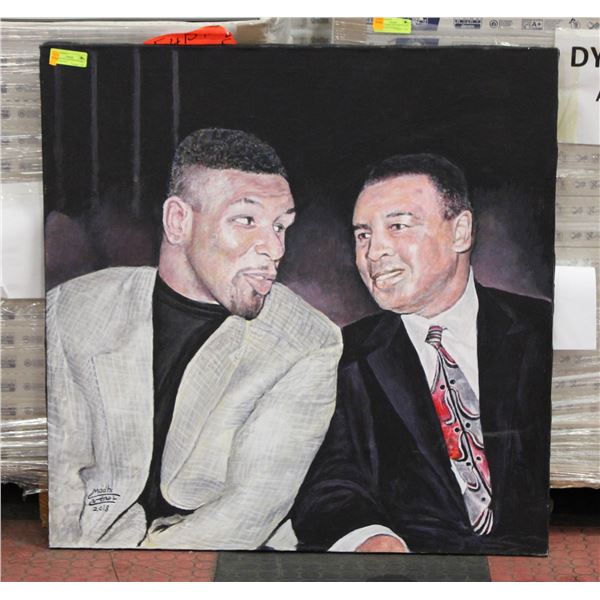 ORIGINAL OIL PAINTING OF MIKE TYSON 4X4 FEET