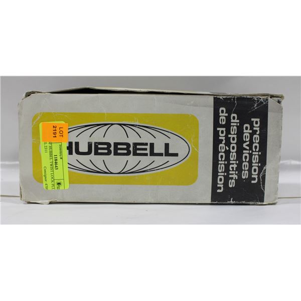 BOX OF HUBBEL TWIST LOCK PLUG MODEL 2311