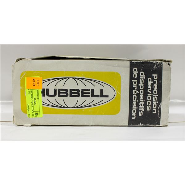 BOX OF HUBBEL TWIST LOCK PLUG MODEL 2311