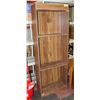 Image 1 : 3 TIER CURIO CABINET  66"X 10" X 23.5"