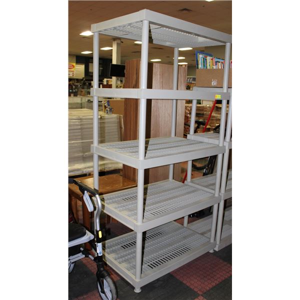 GARAGE STORAGE RACK BLACK 36W X 24D X 72H