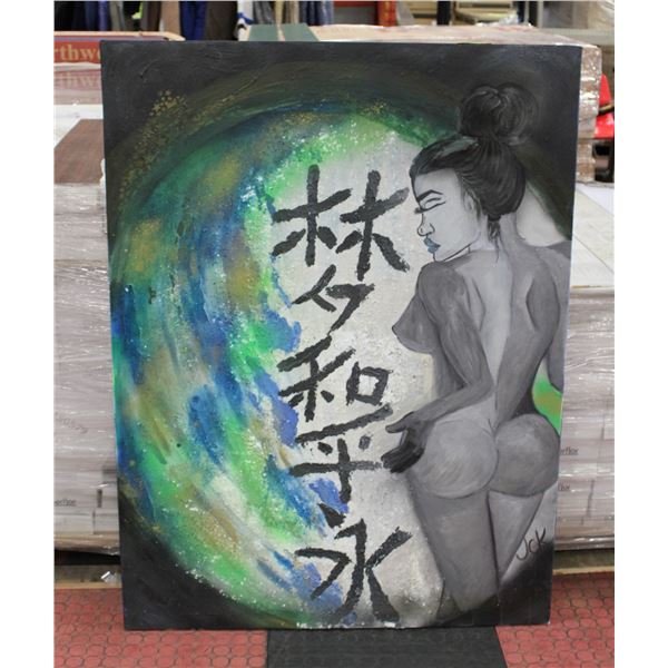 ORIGINAL PAINTING ARTIST "JCK" 36" X 48" (#26)