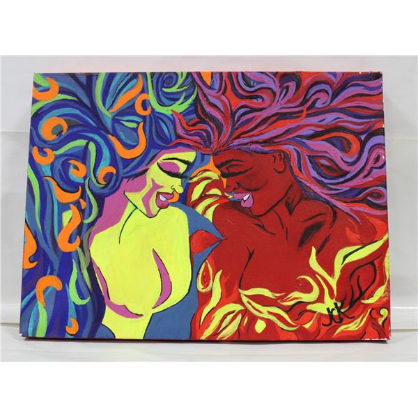 ORIGINAL PAINTING ARTIST "JCK" 18" X 24" (#17)