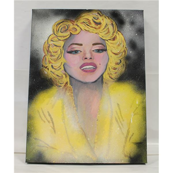 ORIGINAL PAINTING ARTIST "JCK" 18" X 24" (#37)