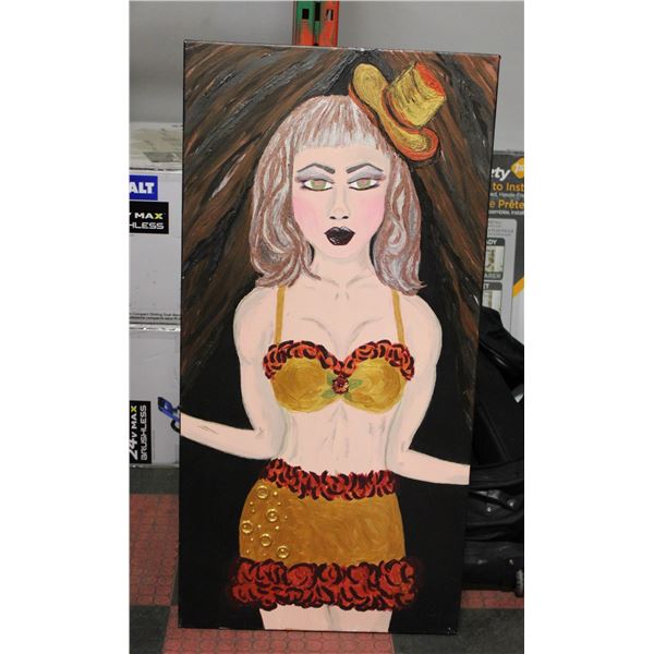 ORIGINAL PAINTING ARTIST "JCK" 24" X 48" (#2)