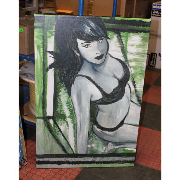 ORIGINAL PAINTING ARTIST "JCK" 24" X 36" (#25)