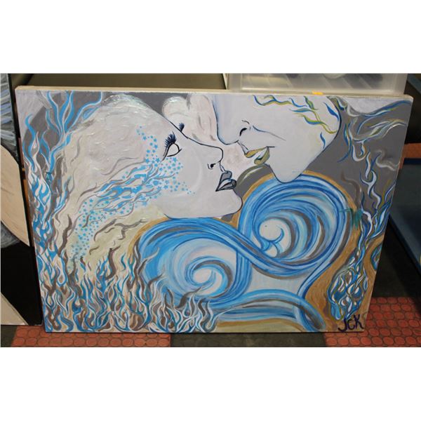 ORIGINAL PAINTING ARTIST "JCK" 30" X 40" (#16)