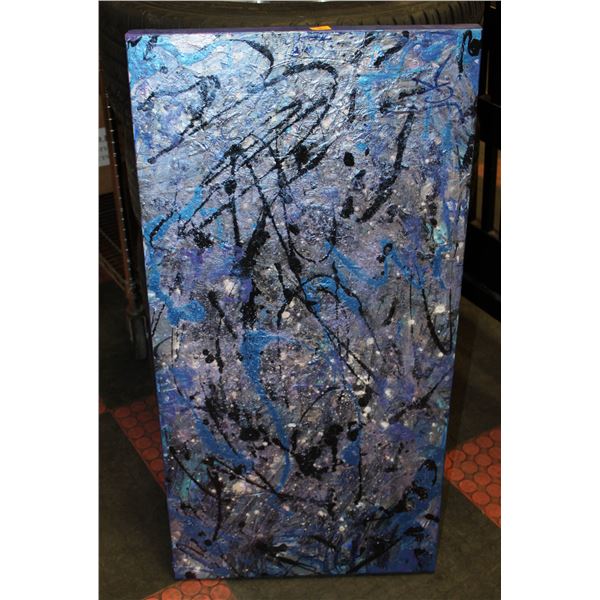 ORIGINAL PAINTING ARTIST "JCK" 18" X 36" (#27)