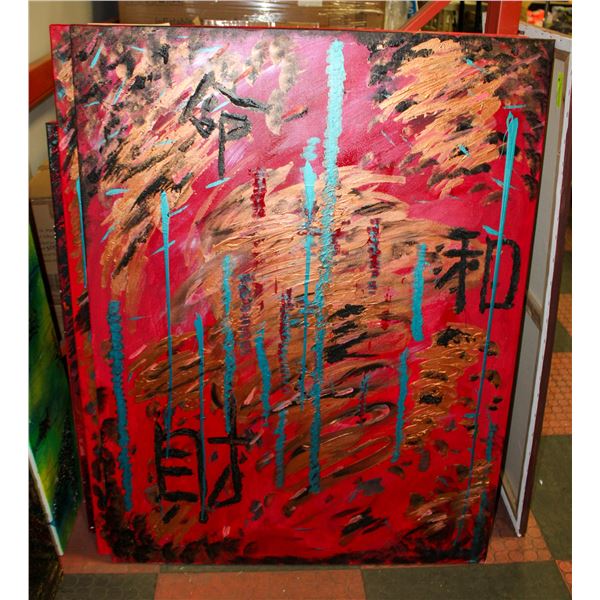 ORIGINAL PAINTING ARTIST "JCK" 36" X 48" (#30)