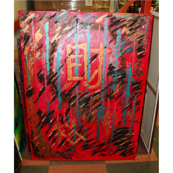 ORIGINAL PAINTING ARTIST "JCK" 36" X 48" (#31)