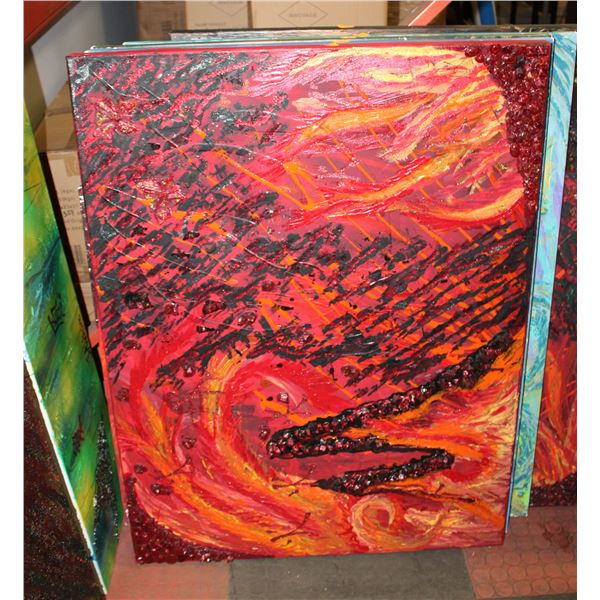 ORIGINAL PAINTING ARTIST "JCK" 30" X 40" (#10)