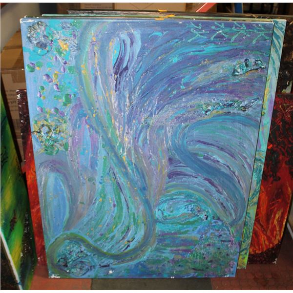 ORIGINAL PAINTING ARTIST "JCK" 30" X 40" (#12)