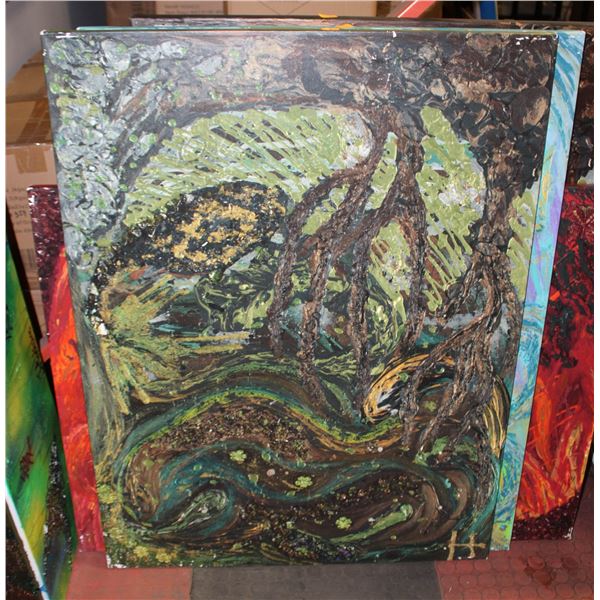 ORIGINAL PAINTING ARTIST "JCK" 30" X 40" (#15)