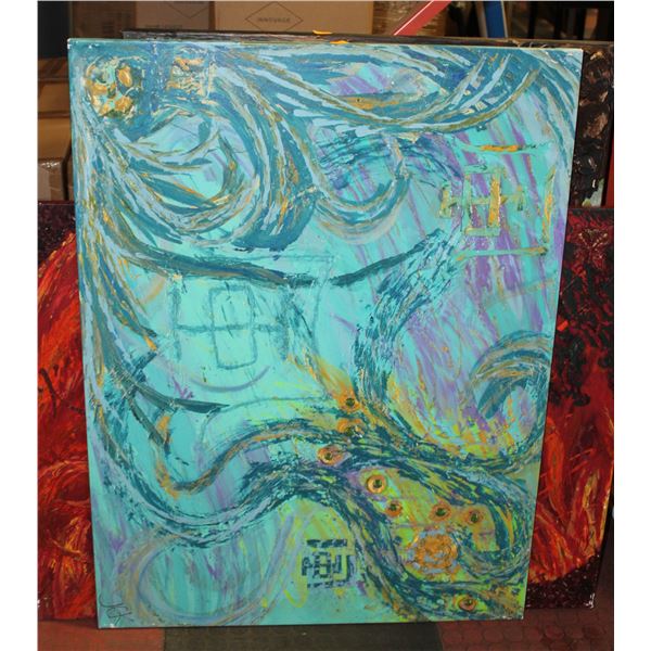 ORIGINAL PAINTING ARTIST "JCK" 30" X 40" (#13)