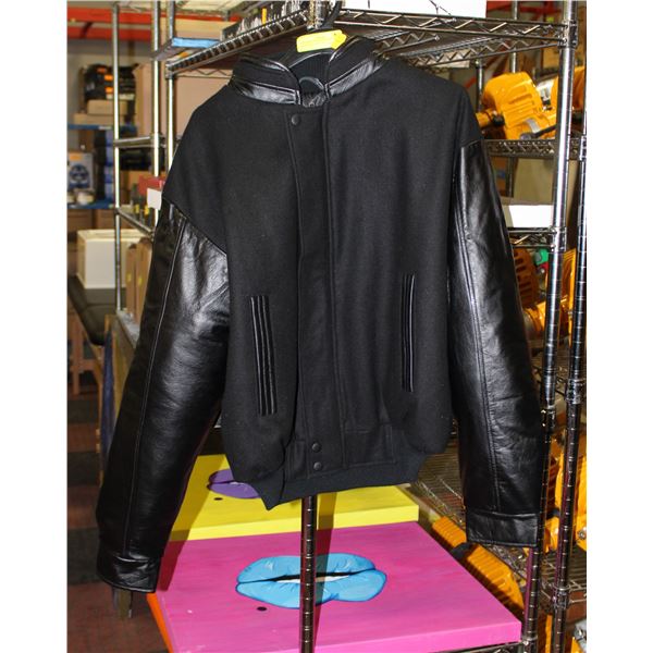 NEW B&W COLLECTION 50% BLACK LEATHER JACKET XS
