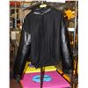 Image 1 : NEW B&W COLLECTION 50% BLACK LEATHER JACKET XS