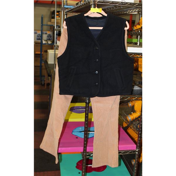 NEW LEGEND POP M BLK/BLUE VEST