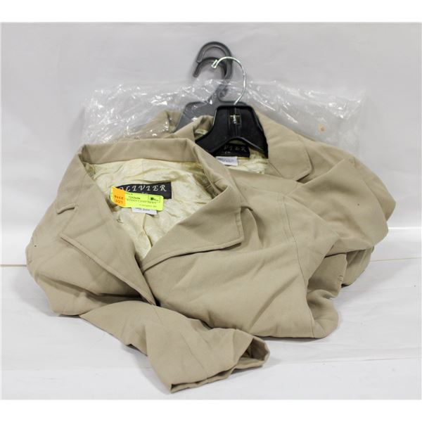 4 OLLIVLER WOMEN LIGHT BROWN VESTS