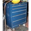 Image 1 : BLUE MASTERCRAFT 5-DRAWER ROLLING BOTTOM