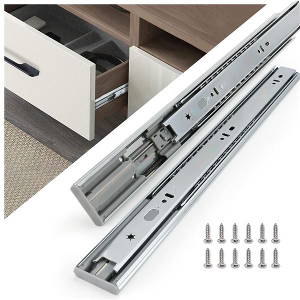 NEW SOFT CLOSE DRAWER SLIDES 22 INCH HEAVY DUTY