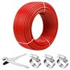 Image 1 : PEX PIPE HALF INCH 300 FEET HEAT TUBING RED